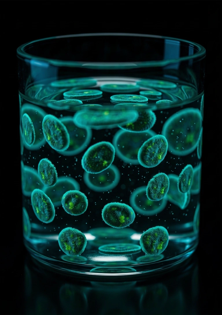 Microscopic nutritional laboratory aesthetics